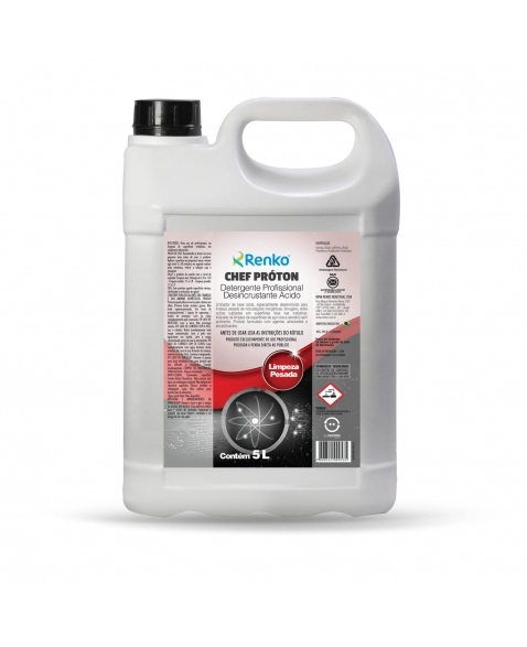 DETERGENTE DESINCRUSTANTE ACIDO CHEF PROTON 5L