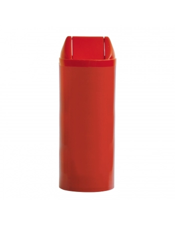 LIXEIRA BASC VERMELHA 23L RED SELETIVA PLASTICO