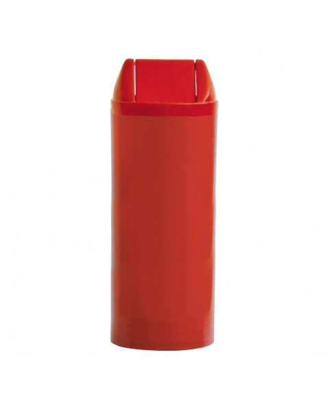 LIXEIRA BASC VERMELHA 23L RED SELETIVA PLASTICO