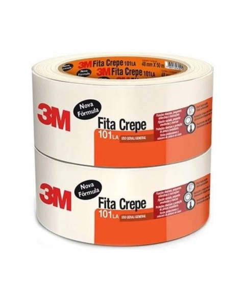 FITA 3M CREPE BRANCA 48MMX50M C/2