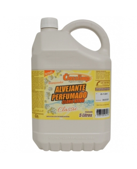 ALVEJANTE COM CLORO CLASSLIMP PERFUMADO 5L