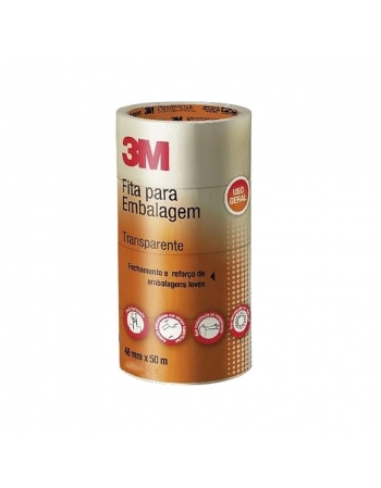 FITA 3M TRANSPARENTE 48MMX50M C/4