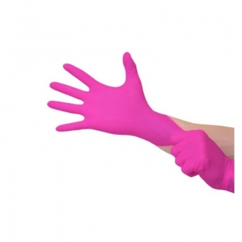 LUVA MEDIX NITRILICA PROC ROSA G SEM PO C/100
