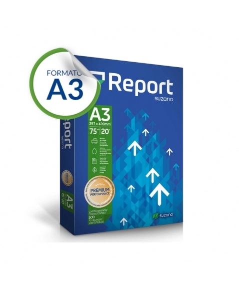 PAPEL A3 REPORT PREMIUM 75G C/500 CX5