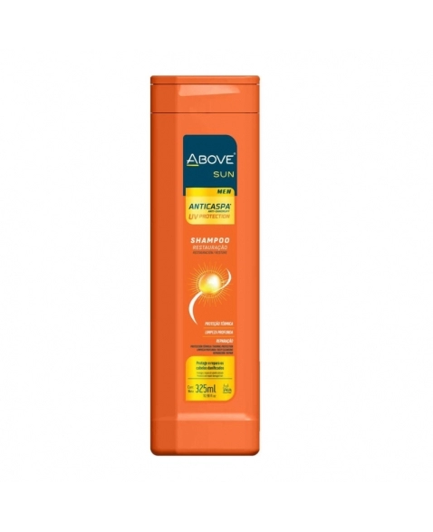 SHAMPOO ABOVE MASCULINO ANTICASPA SUN PROTECTION 325ML