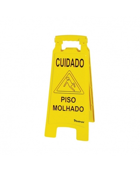 PLACA BOMPRO PISO MOLHADO AMR