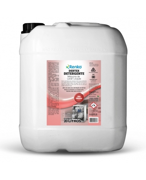 DETERGENTE DERTEX MAQUINA DE LAVAR 20L