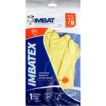 LUVA IMBAT FORRADA LATEX AMR P 1PAR