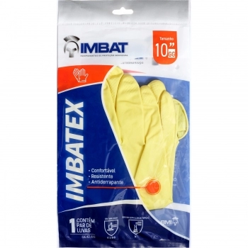 LUVA IMBAT FORRADA LATEX AMR GG 1PAR