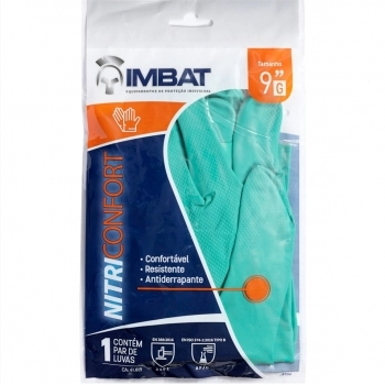 LUVA IMBAT NITRILICA VRD G 1PAR