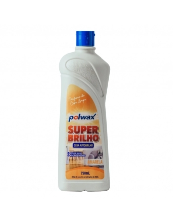 CERA LIQUIDA AMARELA POLWAX SUPER BRILHO 750ML