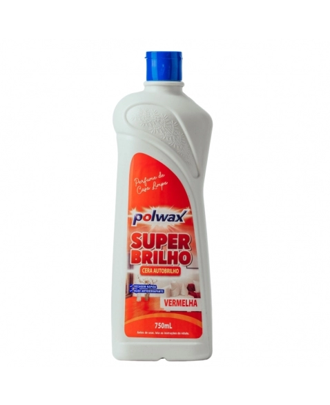 CERA LIQUIDA VERMELHA POLWAX SUPER BRILHO 750ML