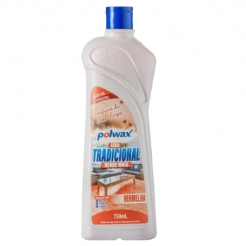 CERA LIQUIDA VERMELHA POLWAX TRADICIONAL 750ML