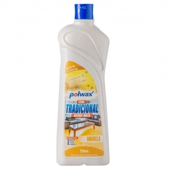 CERA LIQUIDA AMARELA POLWAX TRADICIONAL 750ML