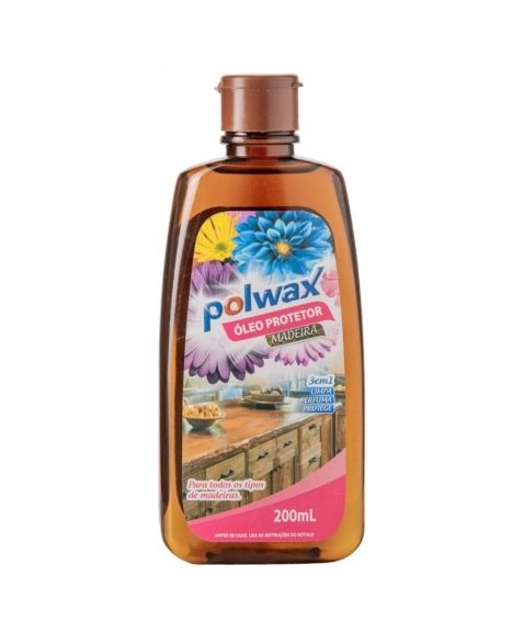 OLEO PROTETOR POLWAX MADEIRA 200ML