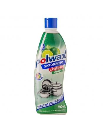 SAPONACEO CREMOSO POLWAX LIMAO 300ML