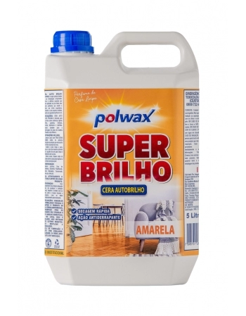 CERA LIQUIDA AMARELA POLWAX SUPER BRILHO 5L