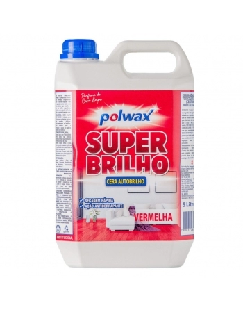 CERA LIQUIDA VERMELHA POLWAX SUPER BRILHO 5L