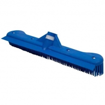 RODO LIMPA VIDRO MAXI BRALIMPIA 34CM AZUL C/ ESCOVA S/CABO