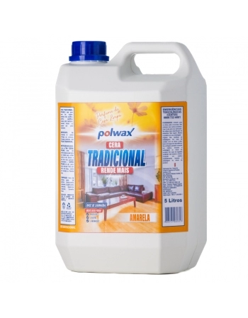 CERA LIQUIDA AMARELA POLWAX COM PERFUME 5L