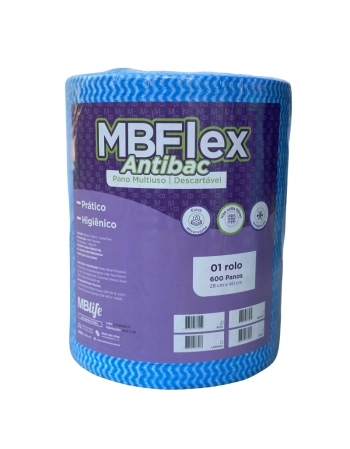 BOB MULTIUSO MBLIFE ANTIBAC AZUL 35G 28CMX240M C/600F