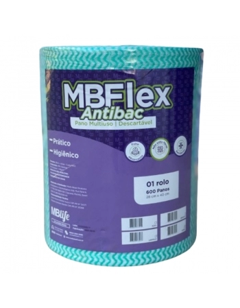 BOB MULTIUSO MBLIFE ANTIBAC VERDE 35G 28CMX240M C/600F