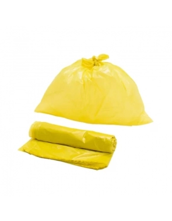 SACO LIXO BOMPRO AMARELO 100L 0,04 75X90 FD100