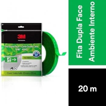 FITA 3M DUPLA FACE ACRILICA 12MMX20M VHB4910