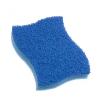 ESPONJA SCOTCH BRITE AZUL NAO RISCA COZINHA 110X75X20 C/3