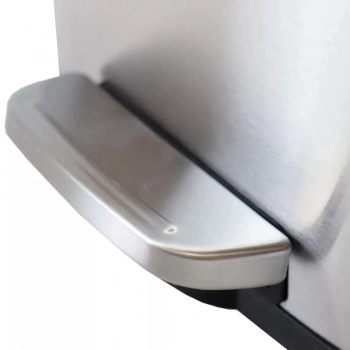 LIXEIRA MOOD INOX ESCOVADO 30L C/PEDAL