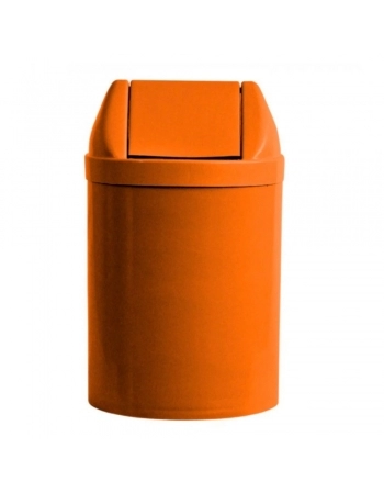 LIXEIRA BASC BRALIMPIA LARANJA 14L RED