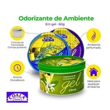 ODORIZADOR DE AMBIENTE COALA GEL FLORAL 60G