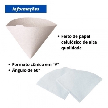 FILTRO PARA CAFÉ N.102 C/30UN - FILTRO OURO