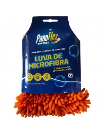 LUVA MICROFIBRA LRJ 17X25CM 90G PANOFLEX