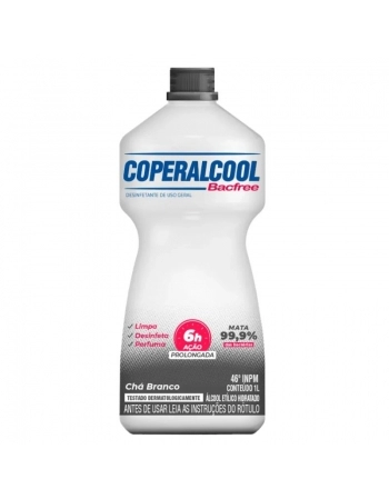 LIMPADOR COM ALCOOL COALA CHA BRANCO 1L