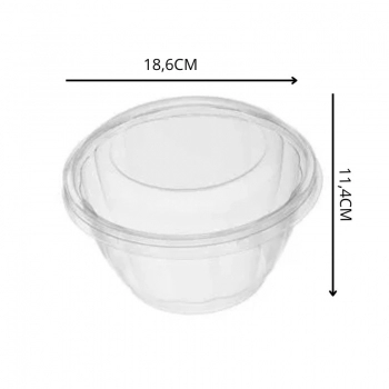 EMB BOLO G 683 CRISTAL PET C/100