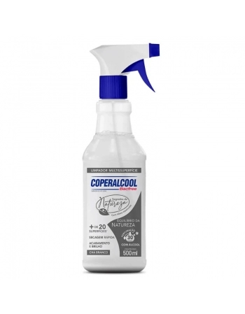 LIMPADOR COPERALCOOL BACFREE CHA BRANCO 500ML GATILHO
