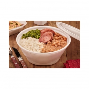 MARMITA POTE SEM TAMPA BM-104 1100ML FD C/100 - BOM APETITE