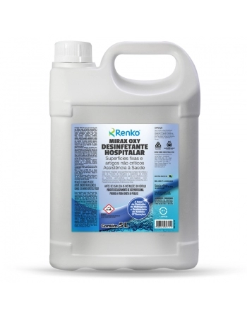 DESINFETANTE HOSPITALAR MIRAX OXY COM PEROXIDO DE HIDROGENIO 5L