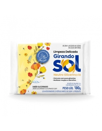 SABAO BARRA GIRANDO SOL GLICERINA 180G
