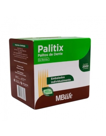 PALITO DENTE PALITIX EMB BAMBU C/2000
