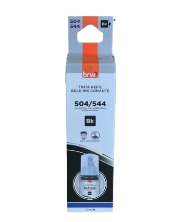 REFIL TINTA IMPRESSORA PRETO EPSON 504/544 70ML