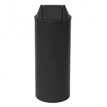 LIXEIRA JSN BASCULANTE REDONDA 50L PRETA EB27IP