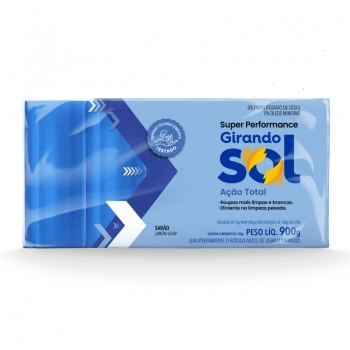 SABAO BARRA GIRANDO SOL AZUL 5X180G
