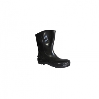BOTA GALOCHA VULCAFLEX PVC PRETA CANO MEDIO N37 S/FORRO SOLA PVC