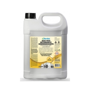 DETERGENTE DESENGRAXANTE NIXX PROF CONCENTRADO LAVANDERIA II 5L
