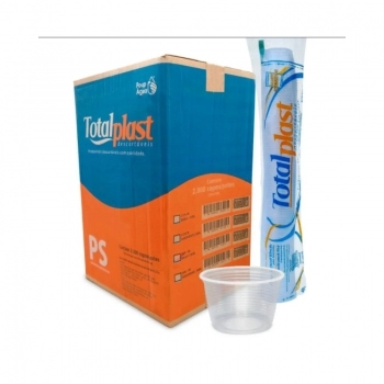 POTE TOTALPLAST 100ML TRANSPARENTE PS C/100