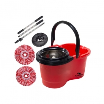 MOP 360 CONDOR PRO VERMELHO CESTO INOX 16L