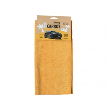PANO ECOMAIS LIMPEZA AUTOMOTIVA AMARELO 40X40