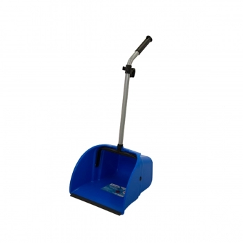 PÁ COLETORA SUPER BRALIMPIA AZUL COM CABO ALUMINIO